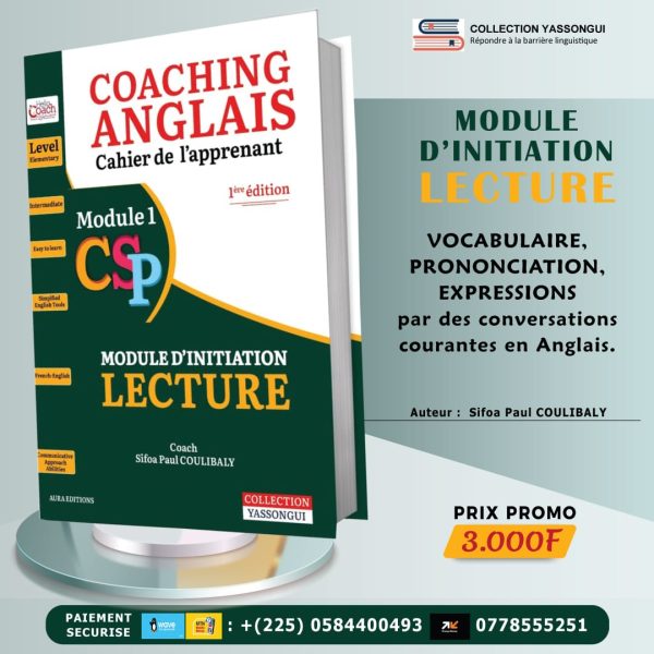Module 1 coaching anglais