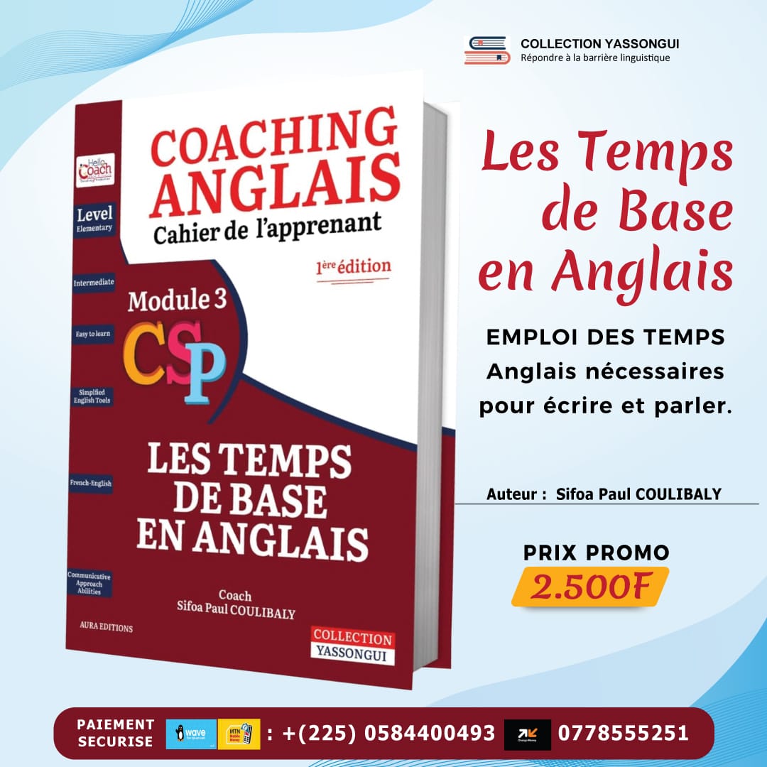 Module 3 coaching anglais